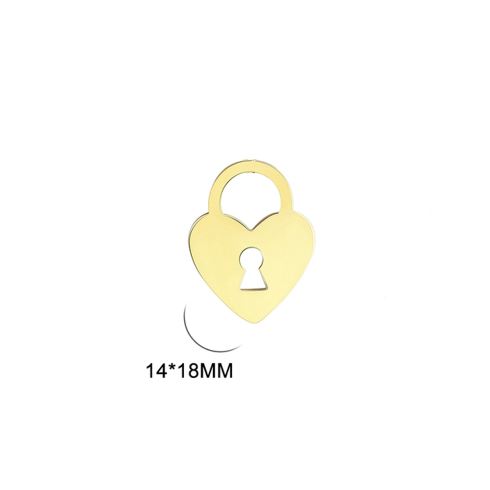 EUEAVAN 5 llaveros en forma de corazón joyas colgantes de acero inoxidable para hacer collar pulsera DIY accesorios de San Valentín: Violeta