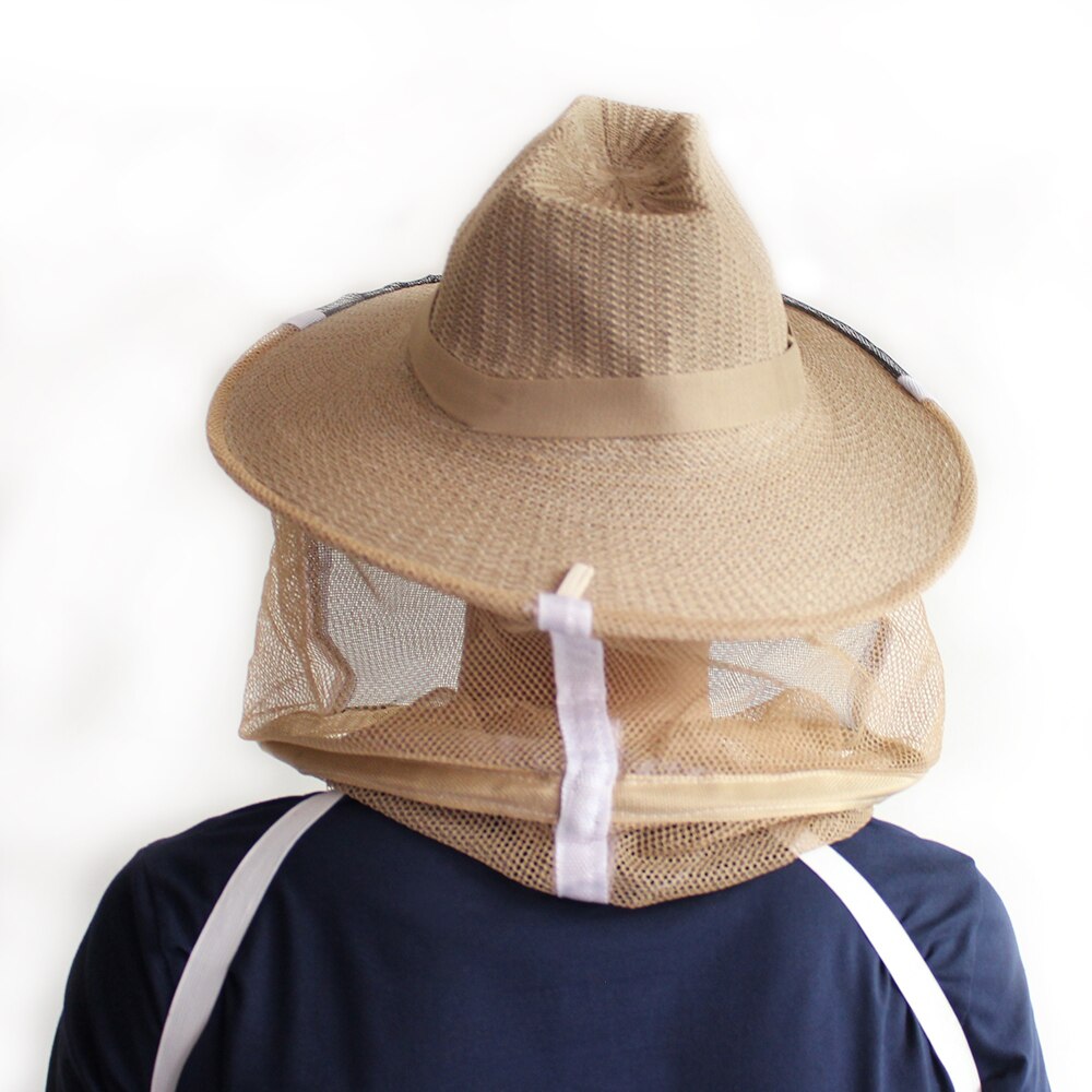 Beekeeping Jean Hat With Face Mask Insect Mesh Net Head Face Protector Beekeeper Equipment Tools