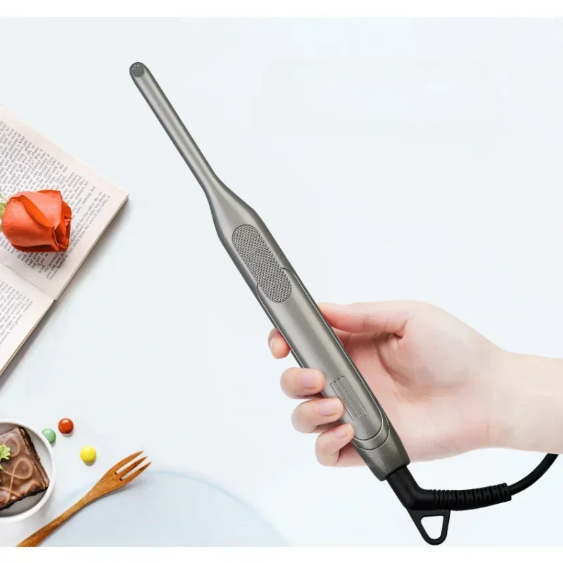 2 in- in-1- haarglätter, lockenstab, glätteisen für kurzes haar, LED-haarglätter, keramik-bartglätter
