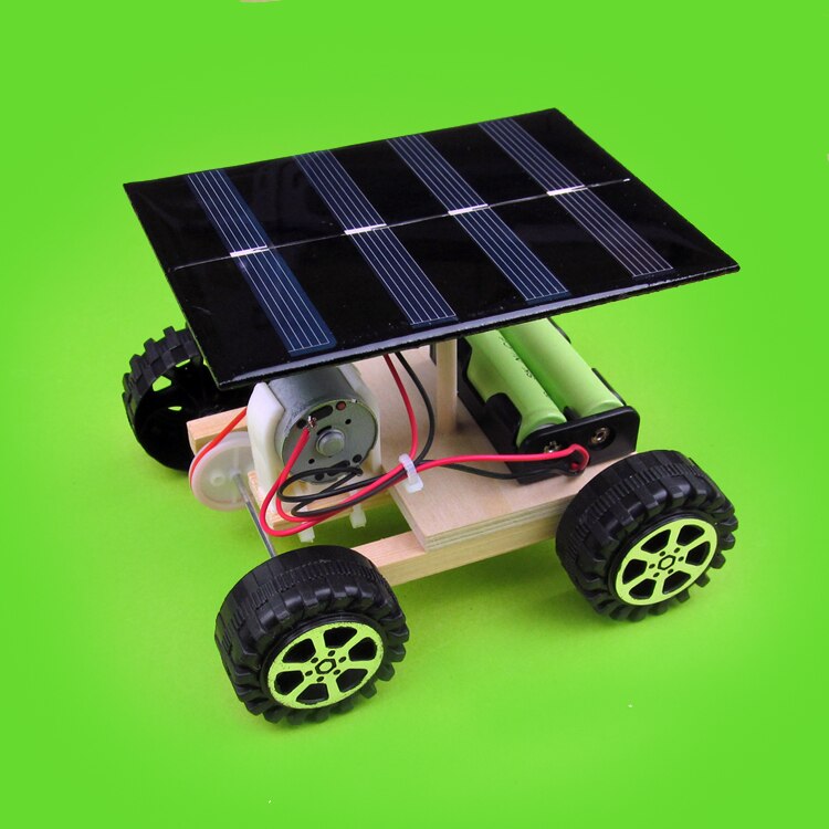 DIY handleiding montage materialen Solar power drive voertuig technologie om wetenschappelijke uitvinding van natuurkunde experiment