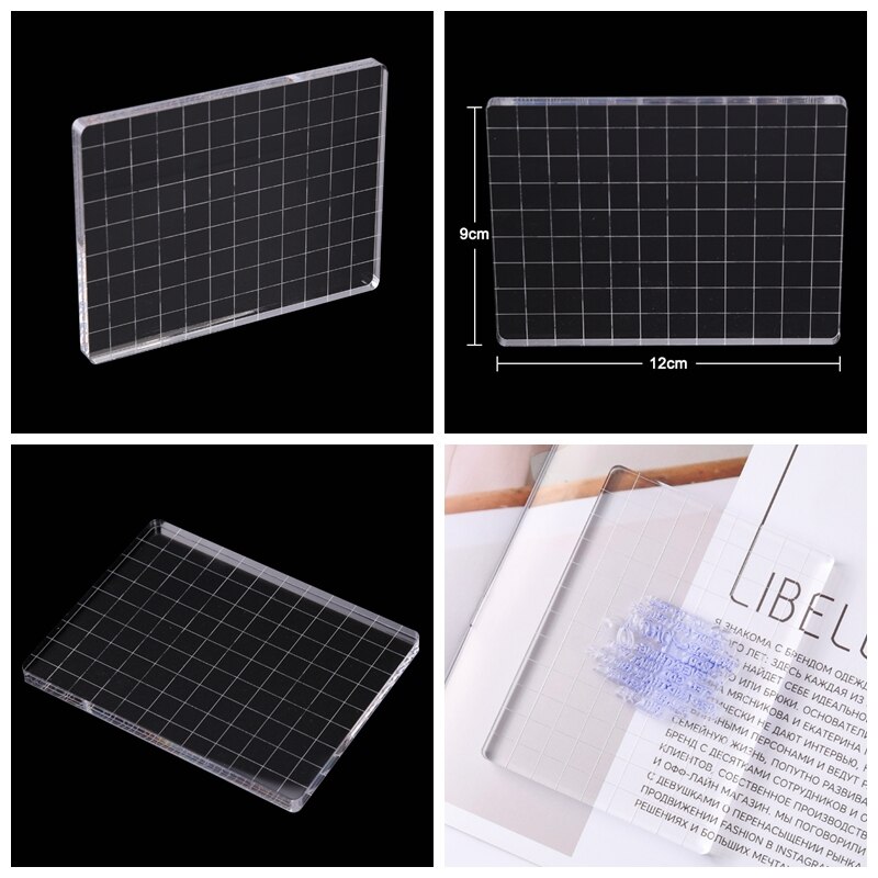 Clear Acrylic Stamp Block DIY Silicone Seals Scrapbooking / Card Making Stamping Handmade Tool: TT288
