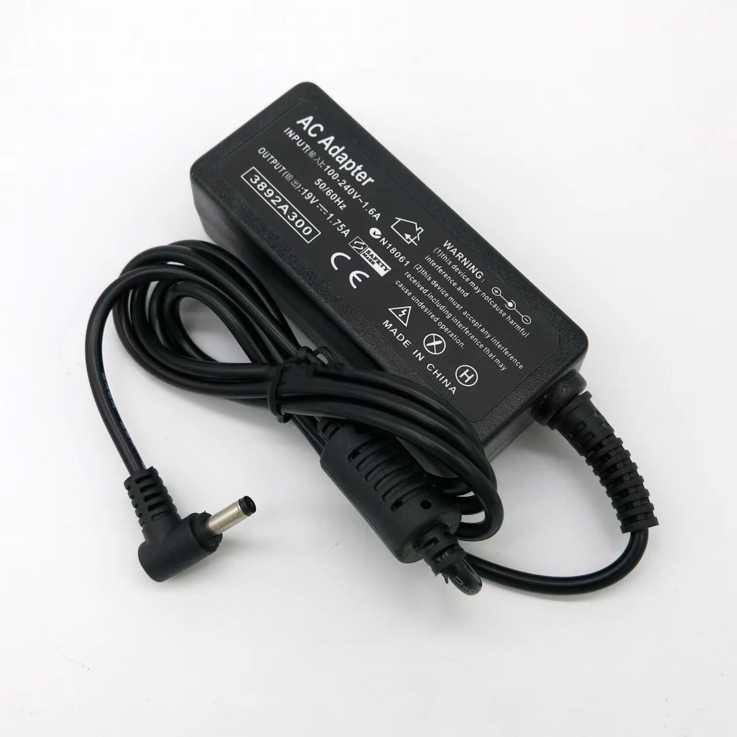 EU 19V 1.75A 33W 4.0*1.35mm AC Laptop Charger Power Adapter For ASUS ADP-33AW S200E X202E X201E Q200 S200L S220 X453M F453 X403M: No power cord