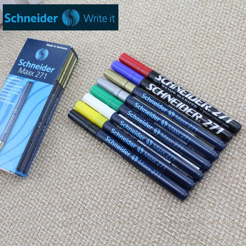 Alemanha schneider 278 pintura resistente de alta temperatura colorida marcador caneta 2mm 300 celsius resistente ao calor 1 pçs