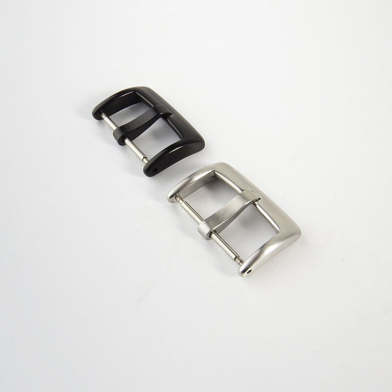 Metalen Horloge Gesp 16Mm 18Mm 20Mm 22Mm Vervanging Gespen Zilver Zwart Rvs Sluiting Horloge horlogeband Accessoires