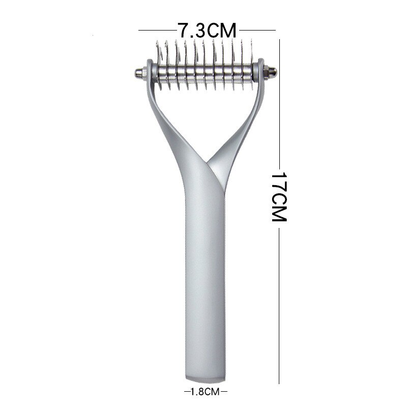 Usuwanie włosów uszu dla psa placki otwarty węzeł grzebień dwustronny grzebień robić usuwania włosów robić pływaka grzebień materiał ze stopu cynku produkty dla zwierzaka domowego