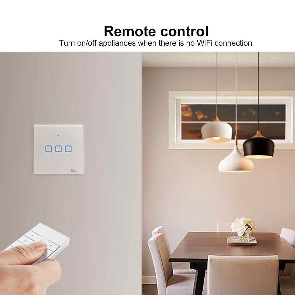 Sonoff iFAN03 Decke Fan Controller 433 RF APP Smart Wifi Schalter fernbedienung Einstellen Fan Speed Dimmer Funktioniert W/alexa Google