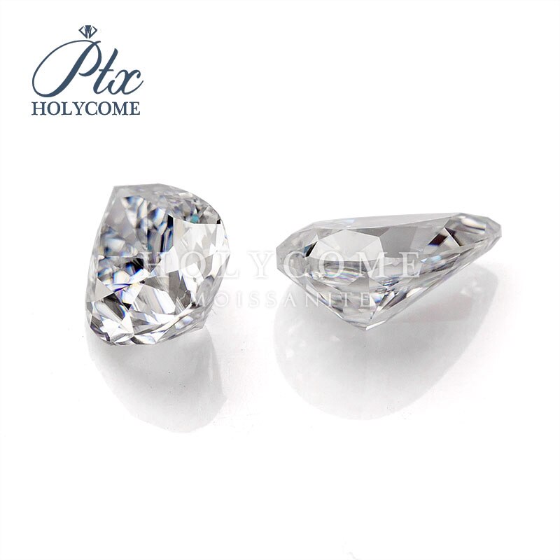 biały kolor 3x5mm Gruszka skaleczenie syntetyczny moissanite luźny diament kamienie szlachetne Hurt ceny dla biżuteria zrobienie