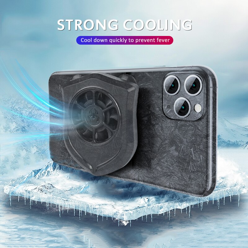 Telefon komórkowy Cooler zewnętrzna gra wentylator chłodnicy dla Xiaomi Samsung Huawei Smartphone dla tabletu uniwersalny regulowany wentylator