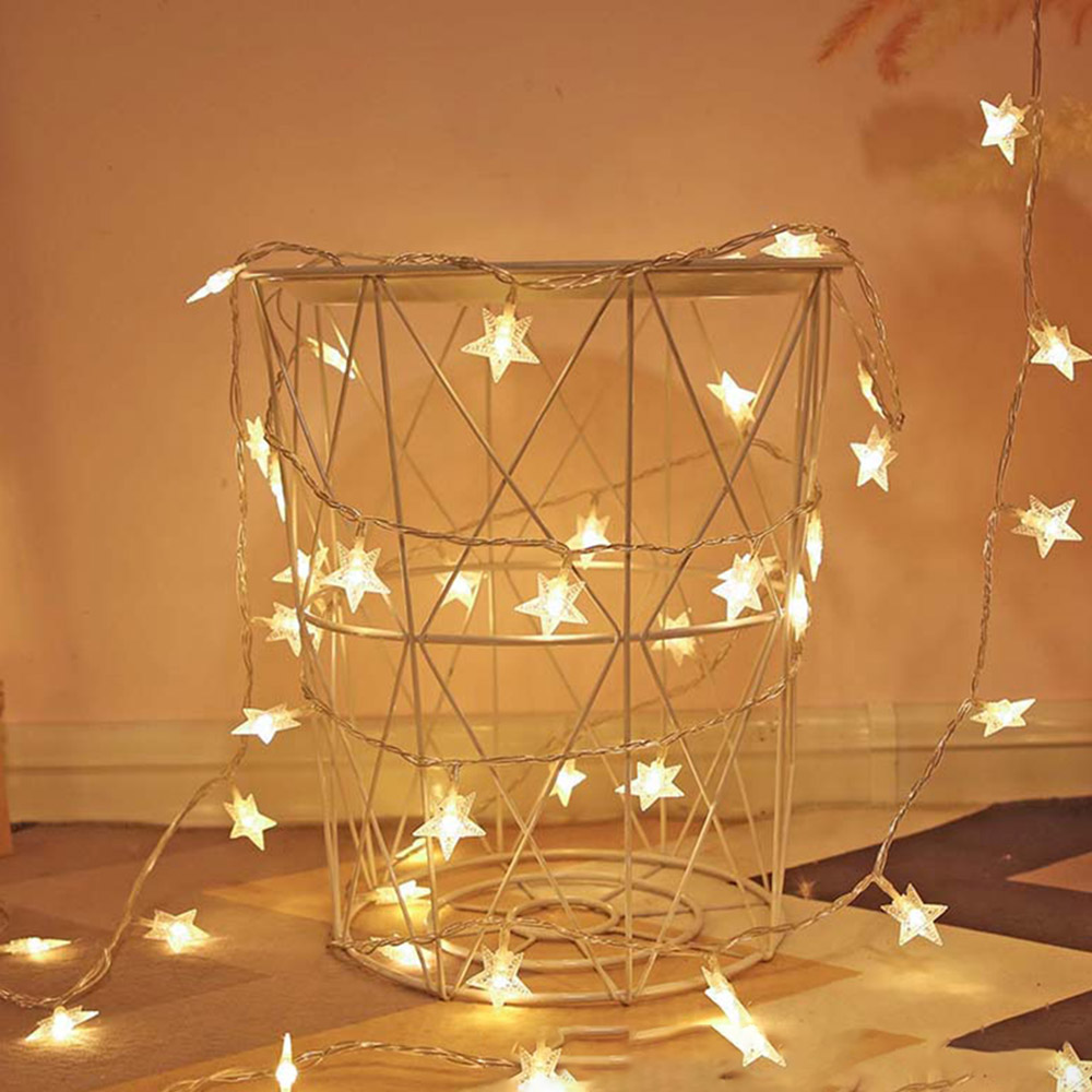 10 diod doprowadziło gwiezdna zasłona girlanda żarówkowa doprowadziło światło wróżka 1.5M gwiazda świąteczna girlanda wesele okno dekoracja zewnętrzna światło
