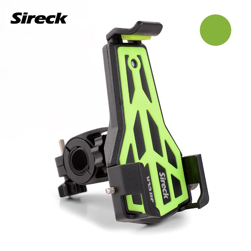 Sireck 6.0 tommer berøringsskærm vandtæt vejcykel telefonholder monteret cykel forrør styr smart mobiltelefon holder: S668 grønne