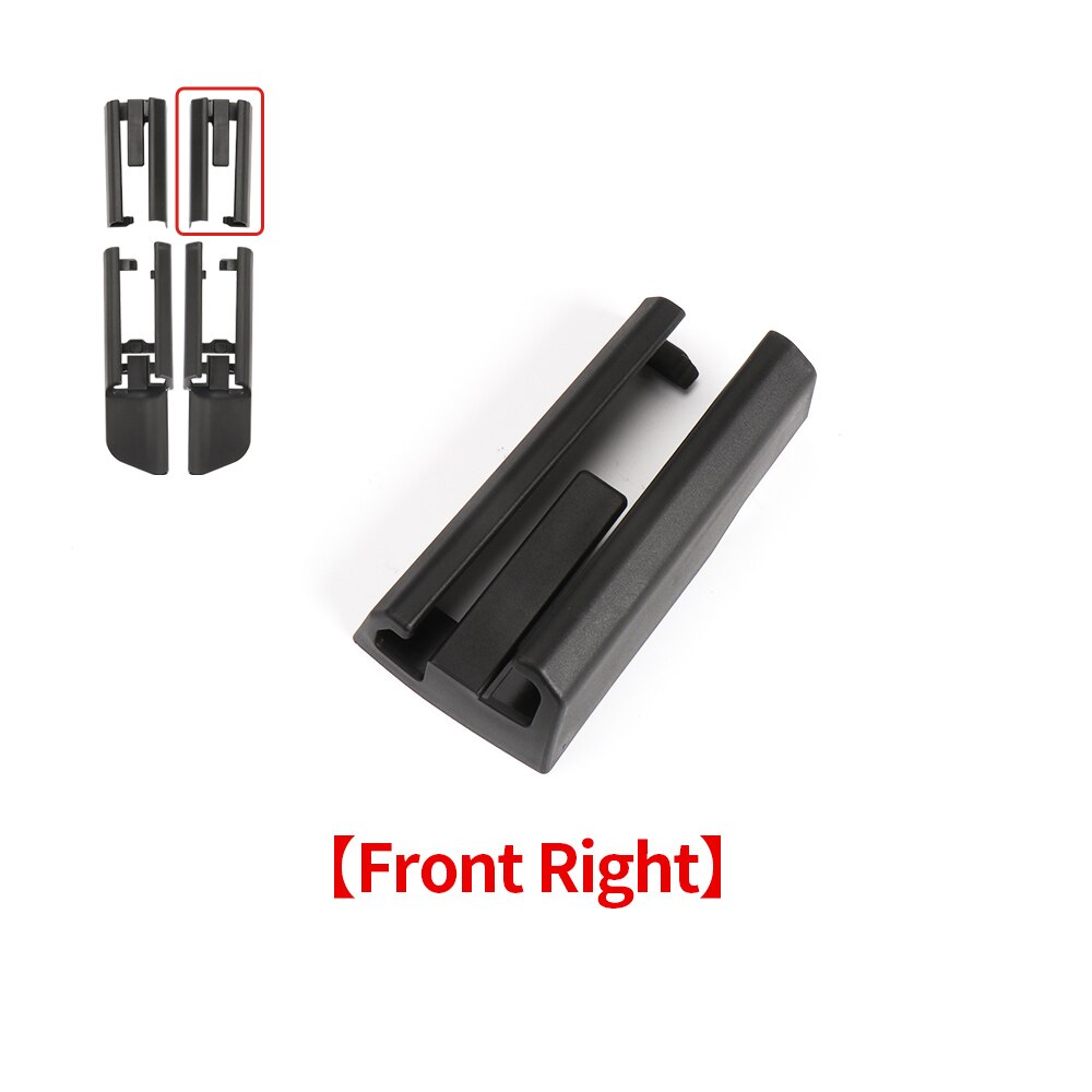 Cubierta embellecedora de riel de asiento de coche, accesorio ABS, color negro, para pista deslizante, capó delantero, trasero, izquierdo y derecho, para BMW G30 G11 G12 F15 F16 5 7 Series X5X6: Front Right