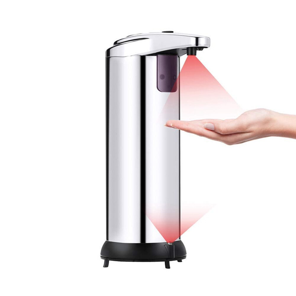 250Ml Touchless Badkamer Automatische Zeepdispenser Rvs Aanpassing Zeepdispenser Keuken
