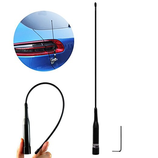 Nagoya NL-R2 doppio gruppo musicale VHF/UHF 144/430MHz mobile Radio antenna NLR2 + Supporto Magnetico (di base dia:9 CENTIMETRI) 5M Cavo per la Telefonia mobile