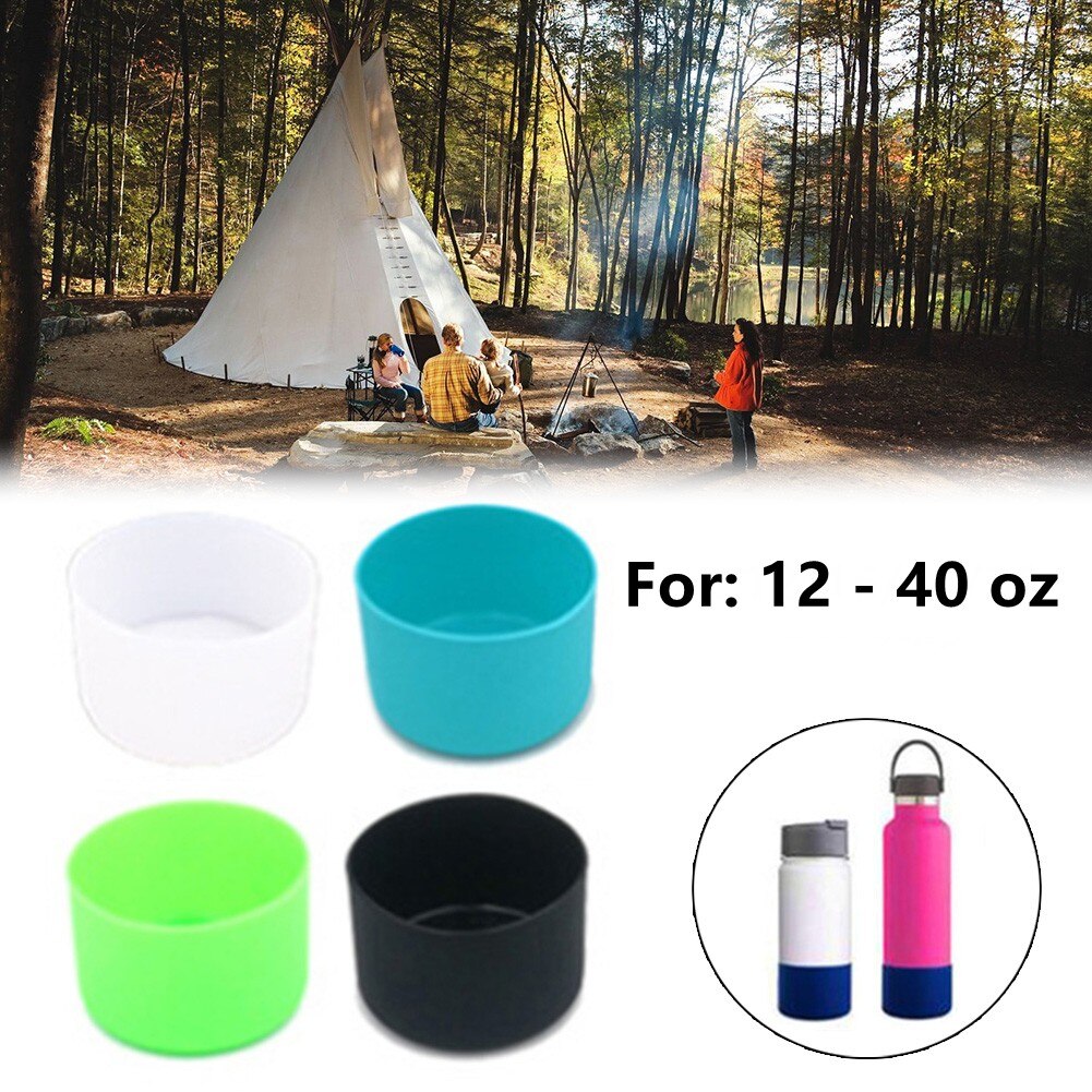 Slip-Proof Siliconen Laarzen Mouwen Fit Voor 12-24/32-40Oz Voor Hydro-Fles Fles Outdoor camping Wandelen Fietsen Accessoires Gear