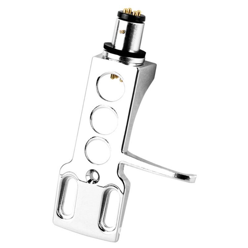 1Set Universal LP Disc Record Player Phono Turntable Headshell Cartridge Rack with 4 Leadwires for Direct-Drive Turntable