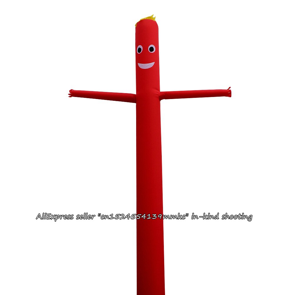 Air Dancer Sky Dancer Inflatable Tube Sky Puppet Man Puppet 20FT 6M for 45CM Blower Red