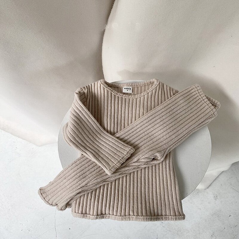 2021 New Spring Baby Waffle pigiama set spessa calda manica lunga abiti per la casa sonno abbigliamento per bambini YN001