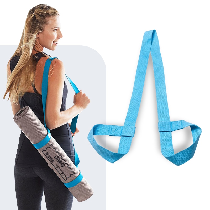Verstelbare Yoga Riem Katoen Duurzaam Yoga Mat Riem Riem Taille Been Oefening Stretch Fitness Elastische Yoga Riem
