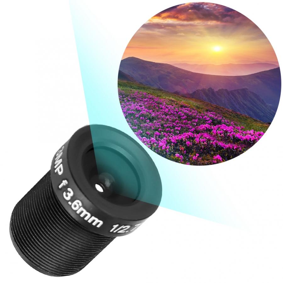 2pcs Security Lens Wide Angle CCTV 3.6mm 1080P HD Pixel Accessory for Camera Security Lens