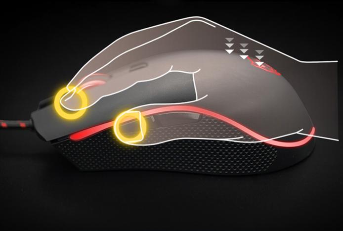 Ergonomics Gamer Mouse Mice Motospeed V40 4000 DPI 6 Buttons Breathing LED Optical Wired Gaming Mouse for PC Gamer