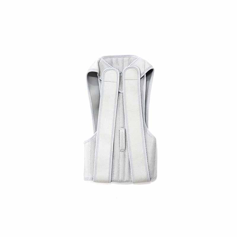 Back Support Belt Men Women Adjustable Posture Corrector Lumbar Pain Relief Back Support Brace and breathable: White