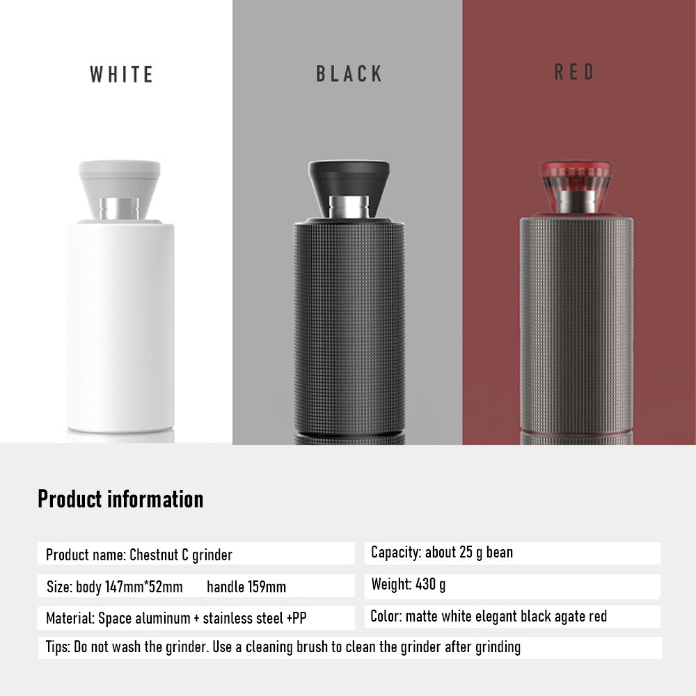 TIMEMORE upgrade Chestnut C2 Manual Coffee Grinder Portable Hand Grinder Mill With Double Bearing Positioning