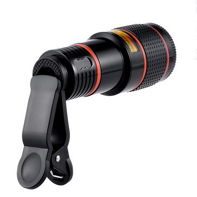 8X 12X Telephoto Mobile Phone Lens Zoom Telephoto Mobile Phone External Lens With Universal Clip For Smartphone