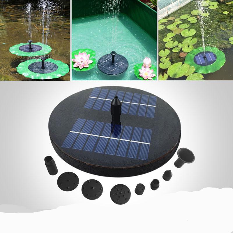 Solar Floating Miniature Landscape Fountain for Home Garden