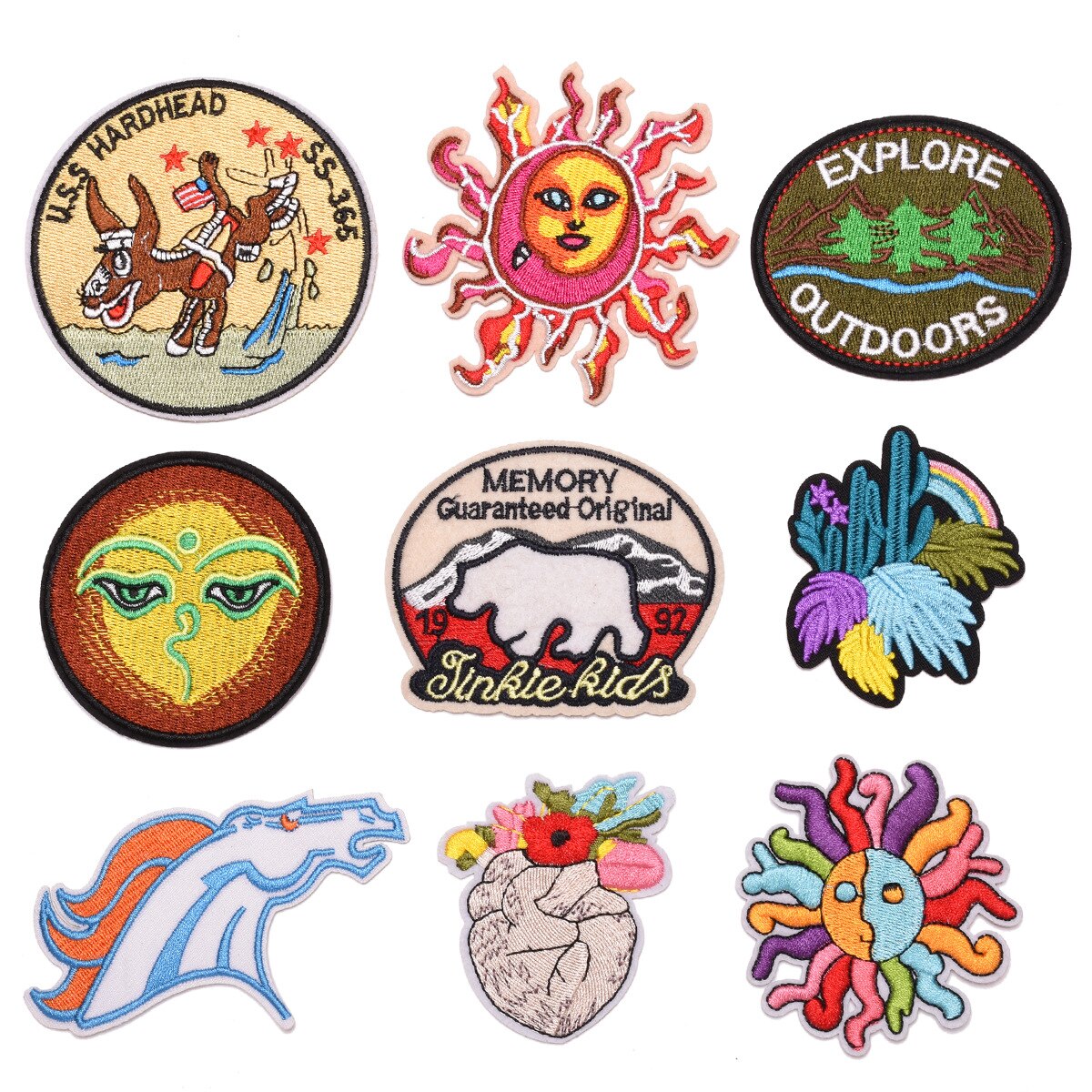 badge custom patch computer Embroidery chest chapter clothing shoes and caps accessories Embroidery chapter cloth paste