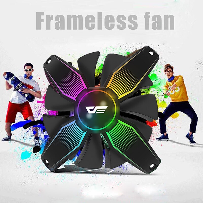 darkFlash 120mm RGB PC Case Fan Computer 3pin AURA SYNC Silent Fans Case Cooler Cooling 12V 4pin Gaming fans for Computer Cases