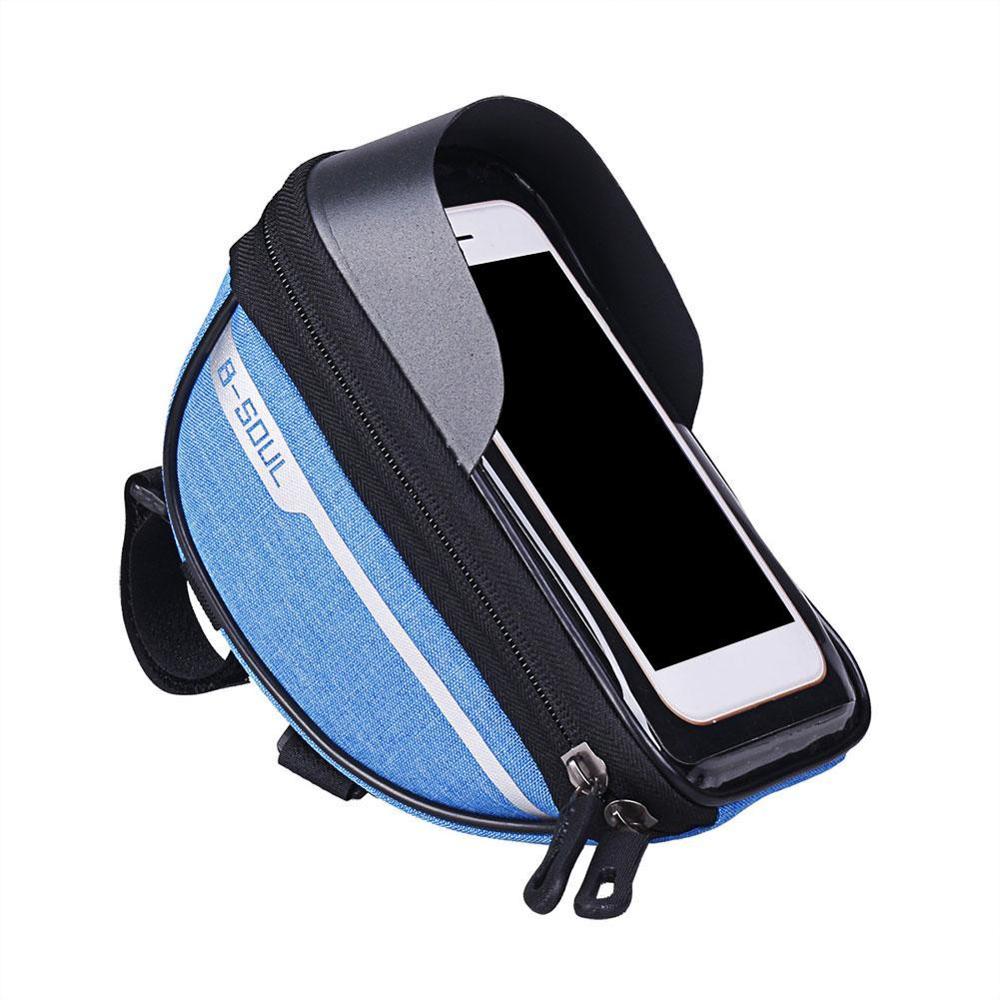 Bolsa para manillar de bicicleta, bolsa para teléfono móvil, Hengbao, accesorios para bicicleta de montaña o de carretera: B