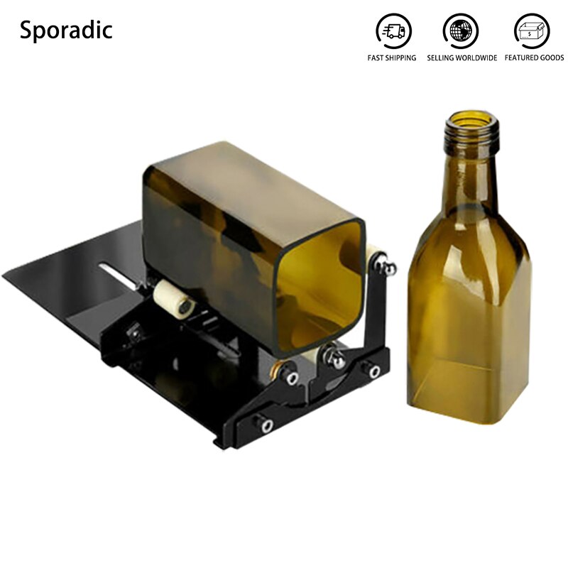 Glass Cutter Glass Bottle Cutter Cutting Tool Square And Round Wine Beer Glass Sculptures Cutter For DIY Glass Cutting Machine