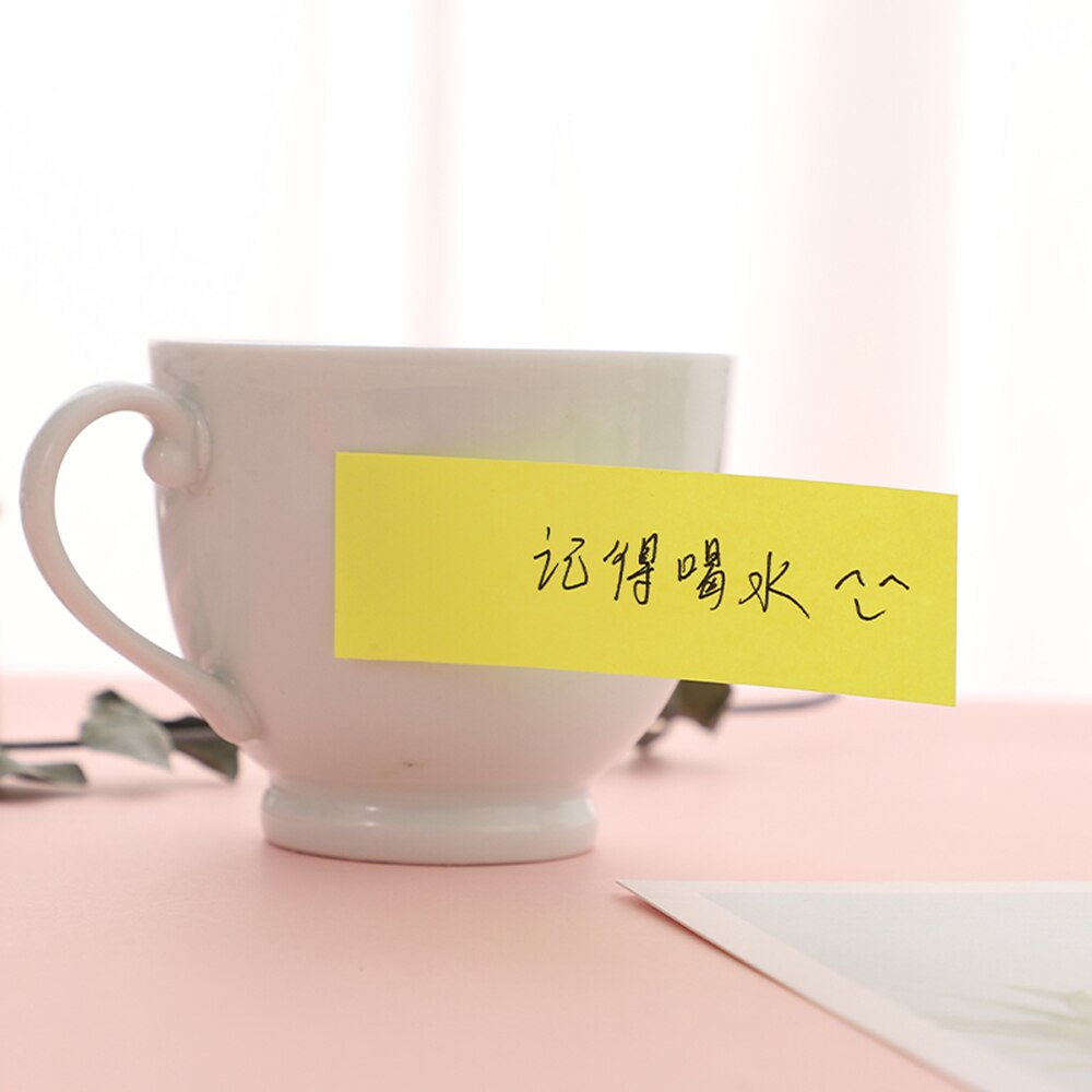 Neon Sticky Flags 100 sheets Florescent Memo Pad Self-Adhesive Post-it Writting Pad Memo Paper Block Stick Note Label Bookmark