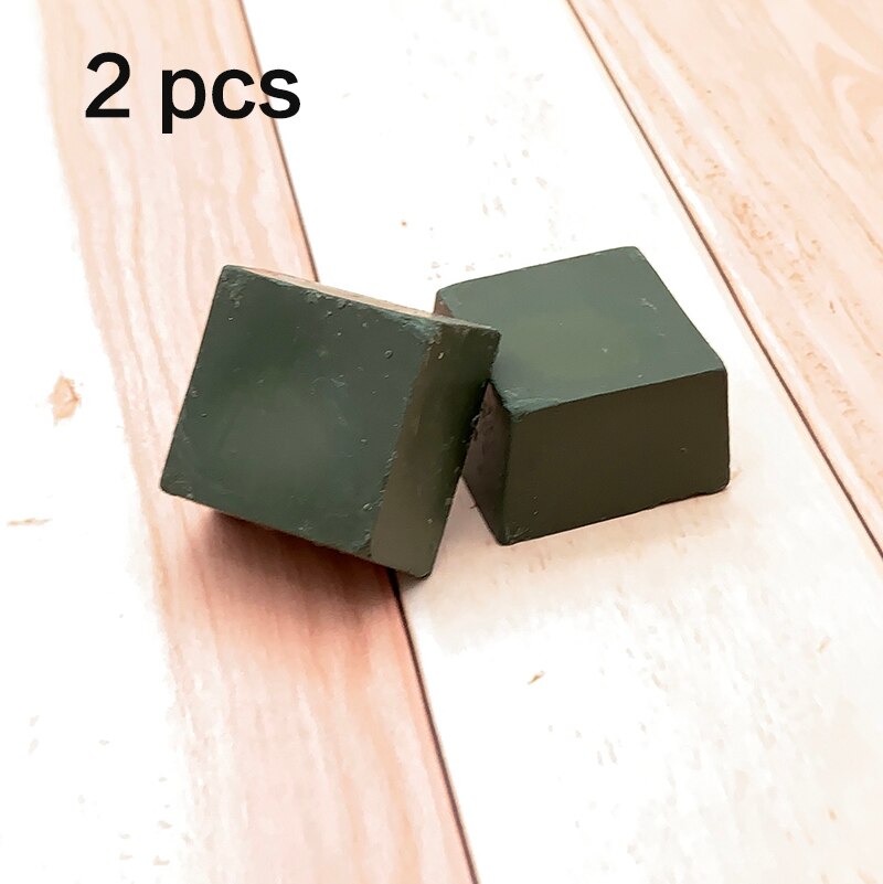 Pasta de pulido de óxido de cromo, artículo de cuero, afilador de cuchillas, cera, accesorios de uso doméstico, Herramientas afiladas: 2 pcs