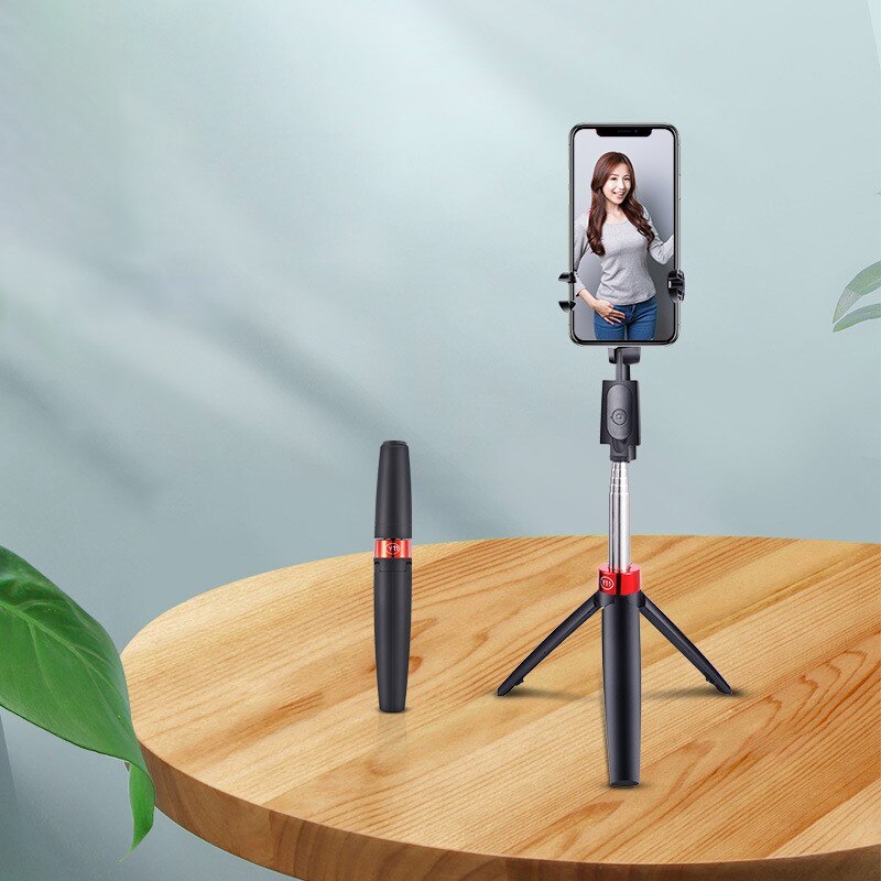 Draadloze Statief Selfie Stok Beugel Voor Xiaomi Iphone Huawei 3 In 1 Draaibaar Telefoon Universele Statief Selfie Sticks