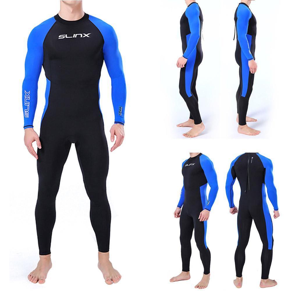 Heren full body wetsuit heren neopreen lange mouwen duiken snorkelen surfen duiken perfect duiken voor zwemmen pak  - h2 a 2