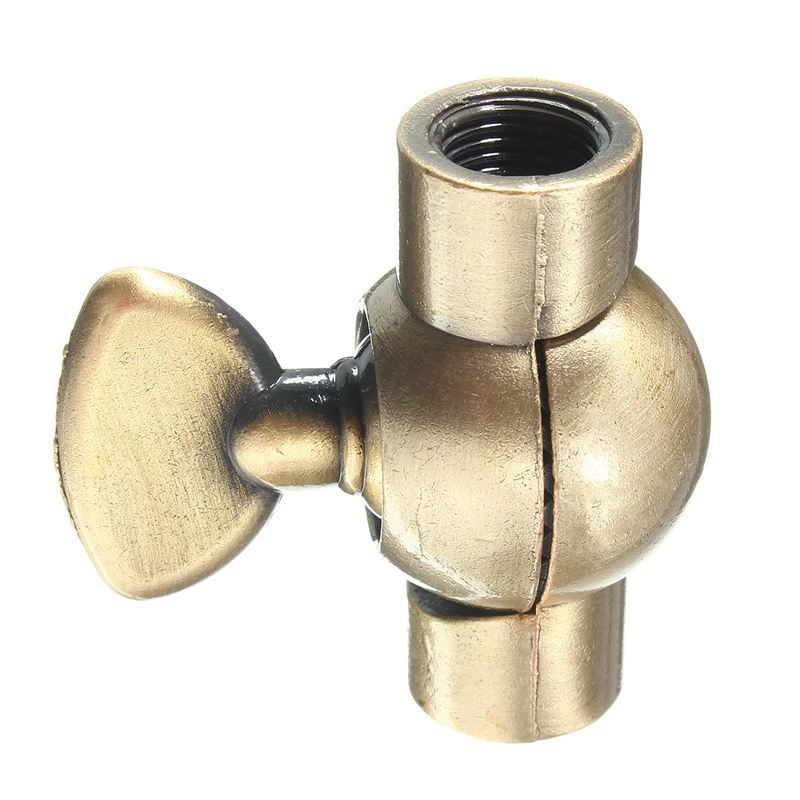 Ampoule Vintage rétro avec support M10, connecteur de lumière directe, en alliage de Zinc, base de lampe en Bronze doré/vert: green