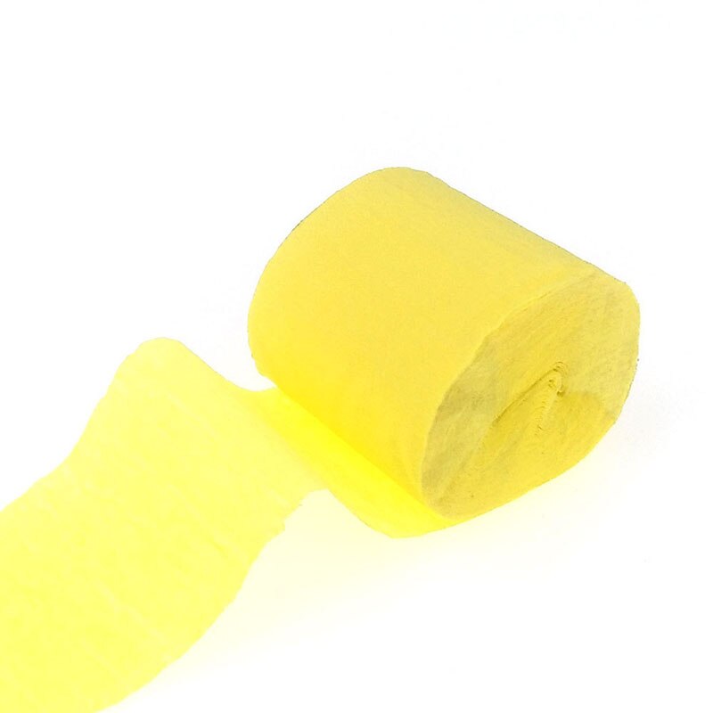 4.5cm*10m Crepe Paper Streamers Paper Garland Backdrops For Wedding Birthday Baby Shower Party DIY Decoration Pinata Material