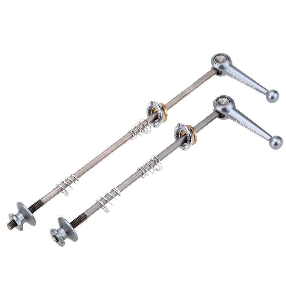 2Pcs Bicycle Skewers Ultralight Quick Release Titanium Skewers for MTB Road Bike Bicycle Skewers