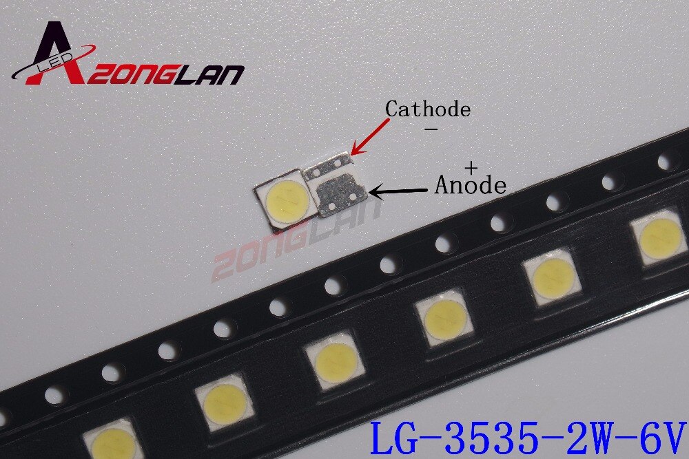 50 Pcs Voor Lcd Tv Reparatie Lg Led Tv Backlight Strip Verlichting Met Light-Emitting Diode 3535 Smd Led kralen 6V