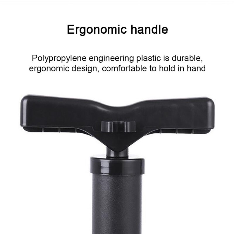 Bike Floor Pump Automatically Reversible Presta Schrader Bicycle Air Pump 120PSI With Multifunction Ball Needle