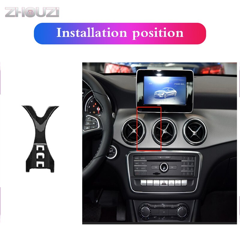 Auto Mobiele Telefoon Houder Voor Mercedes Benz W176 X156 W117 Een Klasse Gla Cla Mounts Stand Gps Navigatie Beugel Auto accessoires
