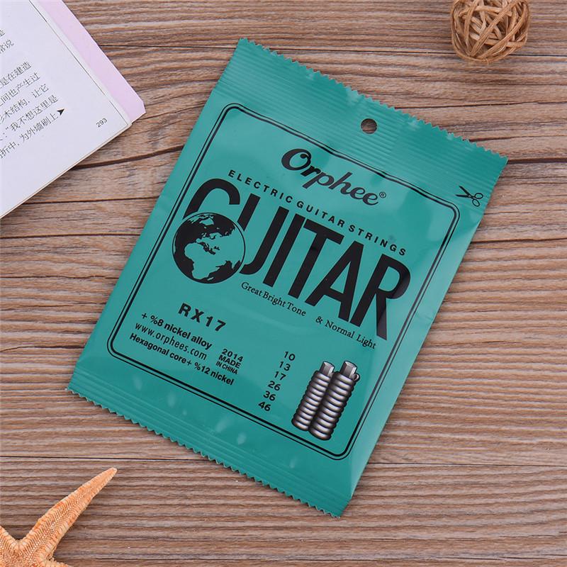 1 Set Nickel Plated Steel Guitar Strings For Electric Guitar With Original Retail Package Music Accessories