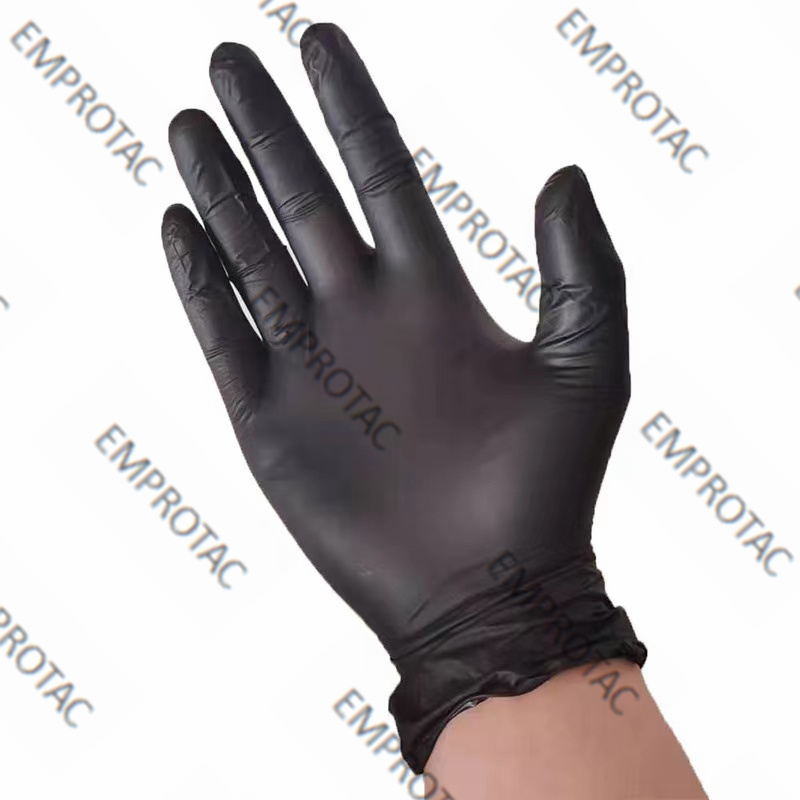 Schwarz Einweg Nitril Handschuhe Arbeit Lebensmittel Kochen Handschuhe Küche Wasserdicht Reinigung Handschuhe Protein Kostenloser Latex Freies 10 stücke zu 80p: Schwarz S / 20Stck