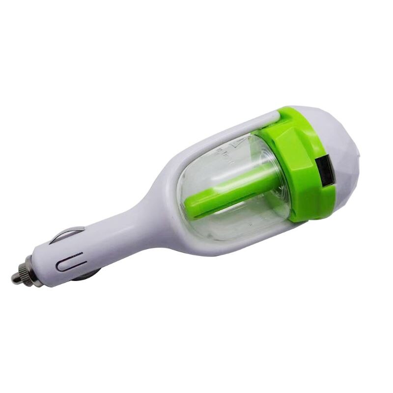 Mini Car Humidifier Air Purifier Filter Home Allergies Smoke Dust Deodorization Mold Pollen Air Cleaner for Bedroom: Green