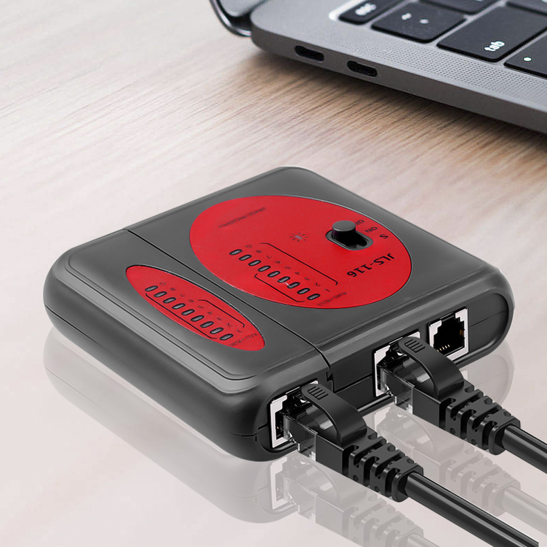 1 Piece RJ45 RJ11Cat5 Cat6 LAN Cable Tester Handheld Network Cable Tester Wire Telephone Line Detector Tracker Tool kit