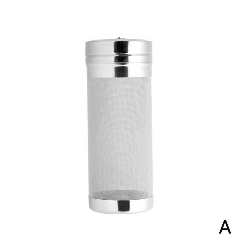 1 Uds. De cartuchos de filtro de cerveza de acero, filtro de cerveza elaborado de Hop, malla de acero inoxidable, filtro para cubo de vino casero: A