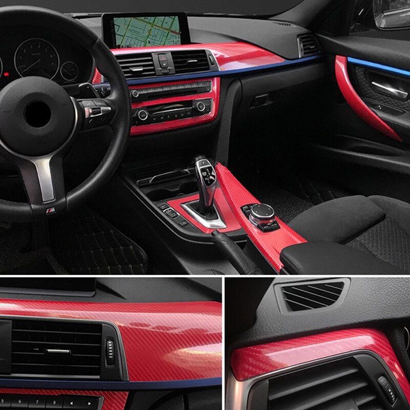 5D Carbon Fiber Vinyl Bike Car Wraps Sheet Roll Film Motorcycle Tablet Stickers Cars Styling Bicycle Auto Accessories