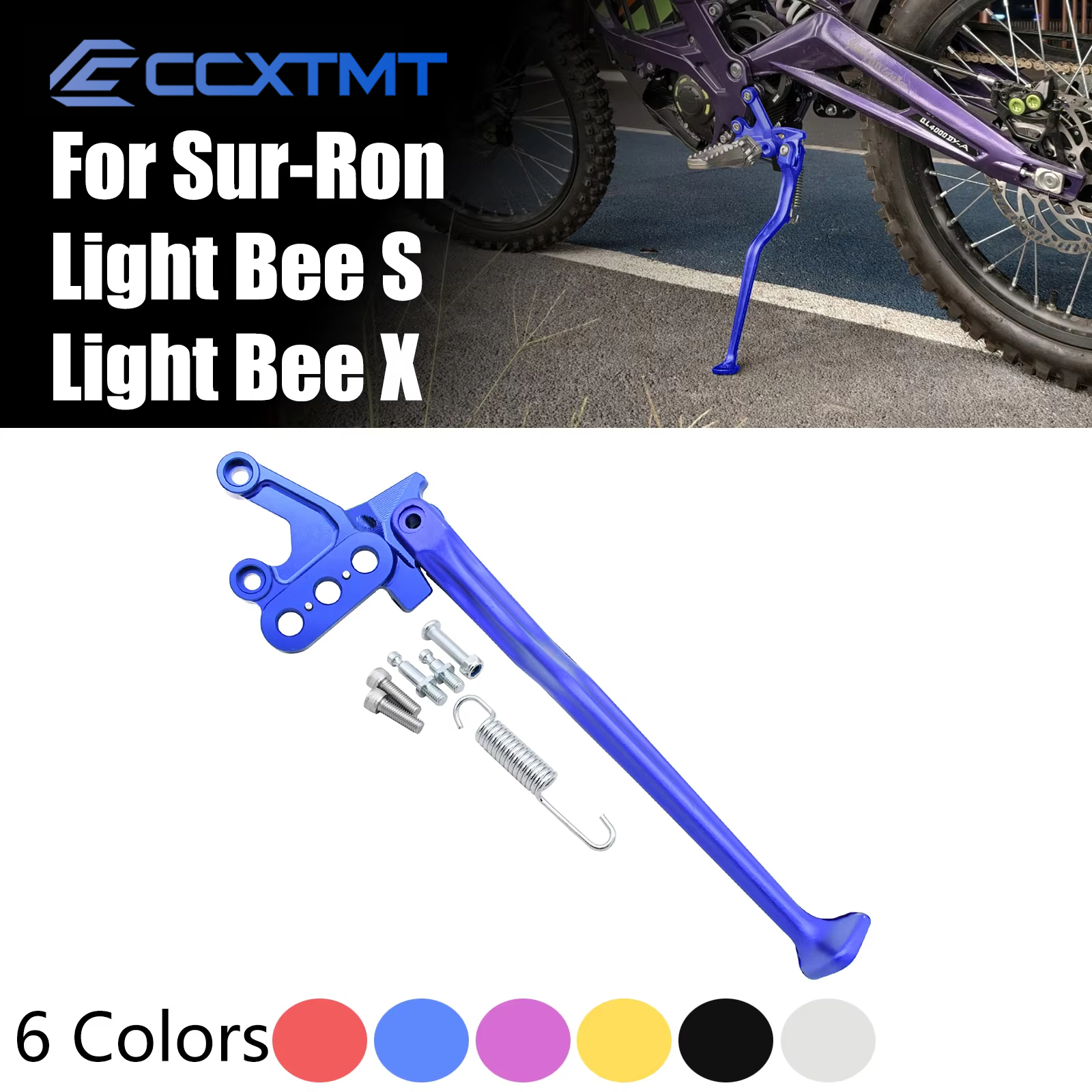 Elektrische Cross-Country Fiets Zijbeugel Montage Voetsteun Geschikt Voor SUR-RON Surron Accessoires Light Bee & Light Bee X