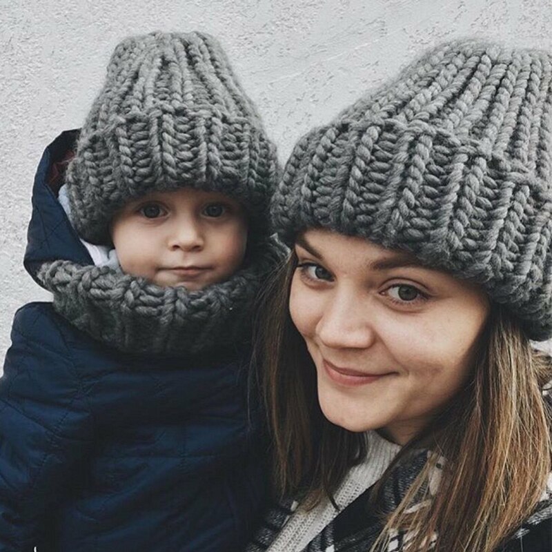 Gorro de lana gruesa para mujer, gorros tejidos a la , cómodos, informales, gorros de lana